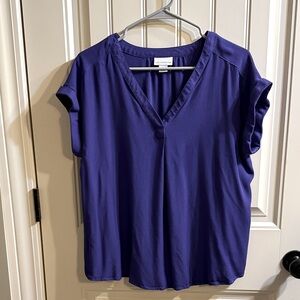 Liz Claiborne Universal Thread Royal Blue Blouse